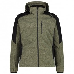 CMP-JacketZipHoodSoftshell-Softshelljackmaat50olijfgroen