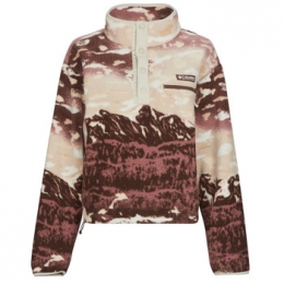 FleeceJackColumbiaHELVETIAIIPRINTEDCROPPEDHALFSNAP