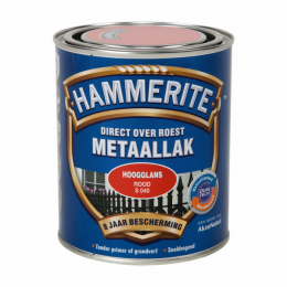HammeriteMetaallakHoogglans-DirectOverRoest-Rood-075L