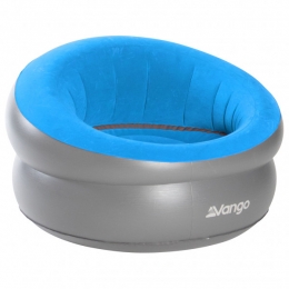 Vango-InflatableDonutFlockedChair-Campingstoelblauwgrijs