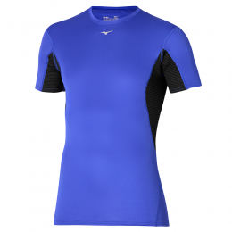MizunoMidWeight-LightTeeSurfBlauwHerenMaatXS