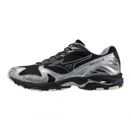 MizunoWAVERIDER10SportstyleschoenenZwartblacksandpurplehazeDamesHerenMaat43