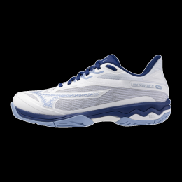 MizunoWAVEEXCEEDLIGHT2ACTennisschoenenWitBellwetherBlauwBelAirBluDamesMaat385