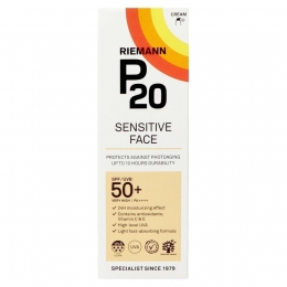 RiemannP20ZonnecrmeSensitiveGezichtSPF5050g