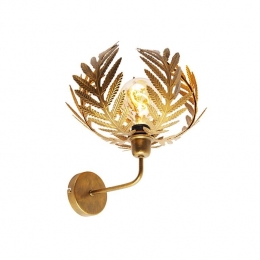 QAZQAVintagewandlampgoud25cm-Botanica