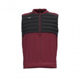MizunoHybridBomberGiletBurgundyHerenMaatM