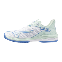 MizunoWAVEEXCEEDTOUR6CCTennisschoenenWitFrontierBlauwBayDamesMaat39
