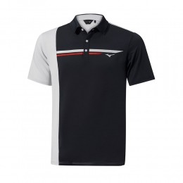 MizunoQDElitePanelPoloZwartHerenMaatS