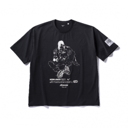 MizunoShortSleeveMonochromeTeeZwartDamesHerenMaatXL