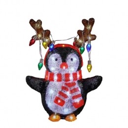 LucaLightingKerstverlichtingBuitenPenguin-L32xB21xH42cm