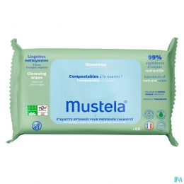 MustelaReinigendeDoekjesMetParfum60Stuks