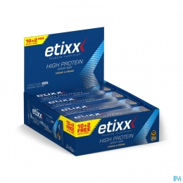 EtixxHighProteinBarCookieCream12x55g