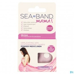 SeaBandMamaZwangerschapsmisselijkheidArmbandLila2Stuks