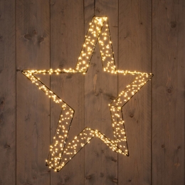 Metal56cmx7cm3DStarBlackWith540LedClassicWarm-Annascollection