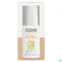 IsdinFotoprotectorFusionWaterMAGICRepairColorSPF5050ml