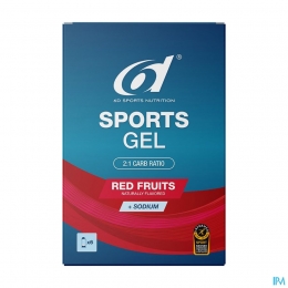 6dSportsGelRedFruits6x45ml