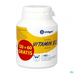 Vit4youVitamineD33000IePearls180