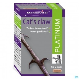 MannavitalCatsClawPlatinumV-capsules60