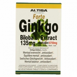 AltisaGinkgoBiloba135mgComp60