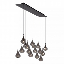LucideTEARS-Hanglamp-LEDDimb-G4-16x15W3000K-Zwart