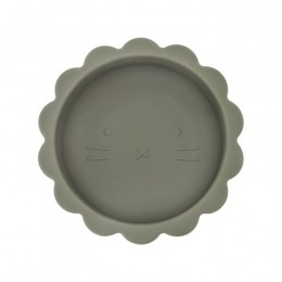 Dutsi-WelpjeSerie-SiliconenBabykommetje-LeeuwenOntwerp-350ml-Sage