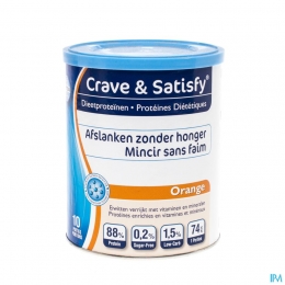 CraveSatisfyDieetproteinenOrangePot200g