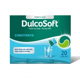 DulcosoftPoedervoorDrank20Zakjes