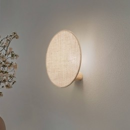 TKLightingWandlampPulsjutekapnatuurbruin30cm