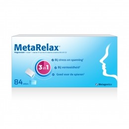 MetagenicsMetaRelaxVoedingssupplementStressEnVermoeidheid84Zakjes