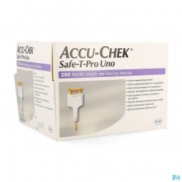 AccuChekSafeTProPlusUnoSterielWegwerp200