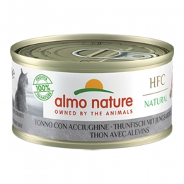 48xAlmoNatureHFCNaturalKattenvoerNatBlikjeTonijnAnsjovis70gr