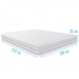 KoudschuimmatrasMultiflex180x210dikte20cm
