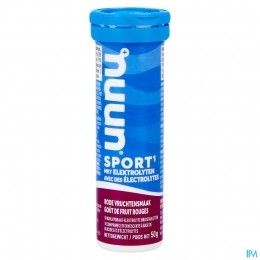 NuunSportRodeVruchtensmaak10Bruistabletten