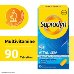 SupradynVital50MultivitamineVitaliteitMetGinseng90Tabletten