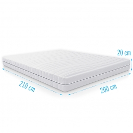 KoudschuimmatrasMultiflex200x210dikte20cm