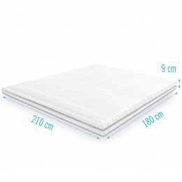 KoudschuimTopdekmatrastopper180x210dikte9cm