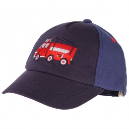 maximo-KidsMiniBoyCapFireEngineKlettverschlu-Petmaat47-49cmblauw