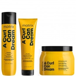 MatrixACurlCanDreamManukaHoneyInfusedShampooMaskandLeave-inCreamRoutineforCurlsandCoils