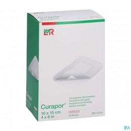 CuraporVerbChirurgSteriel15cmx10cm5032914