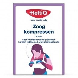 12xHeltiQZoogkompressenWit30stuks