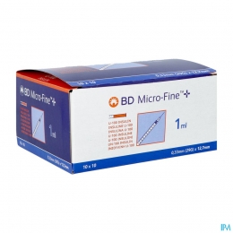 BDMicrofineInsulineSpuit10ml29g127mm100324827