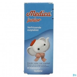 MedicaJuniorSuikervrijbijKeelpijn30Zuigtabletten