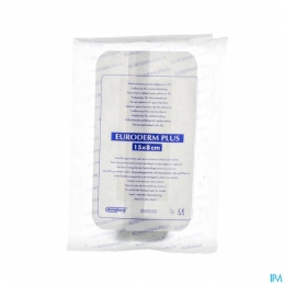 EurodermPlus8x15cm1PleisterSteriel