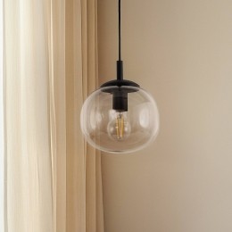 TKLightingVibehanglampbruin-transparantglas20cm