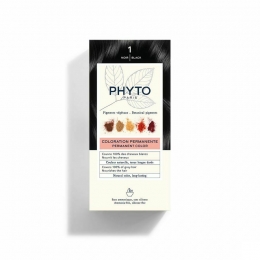PhytocolorPermanenteHaarkleuring1ZwartIntensenNatuurlijkeKleur