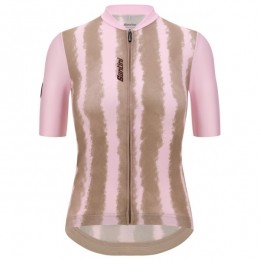 Santini-WomensBambuJersey-FietsshirtmaatLrozebruin