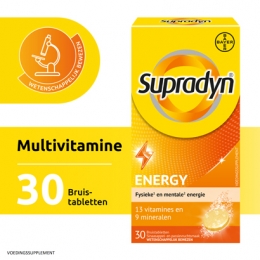 SupradynEnergyMultivitamineVoorEnergiebruistabletten30