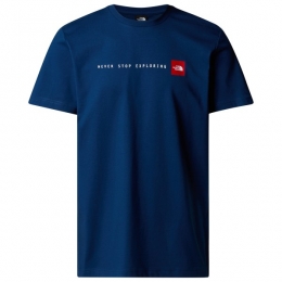 TheNorthFace-SSNeverStopExploringTee-T-shirtmaatSblauw