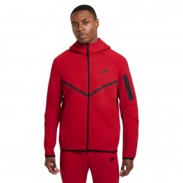 NikeTechFleeceSportswearVestRoodZwart