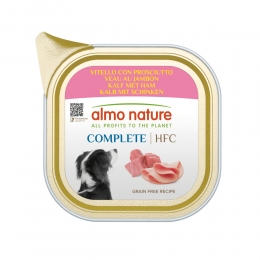 11xAlmoNatureHFCAluHondenvoerNatBlikKalfHam150gr